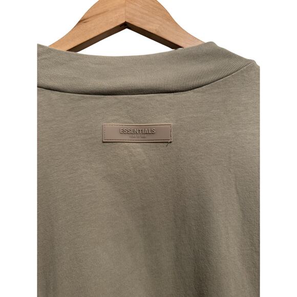 Essentials Fear of God Mens seafoam Green Cotton Long Sleeve T-Shirt XL top - Picture 3 of 5